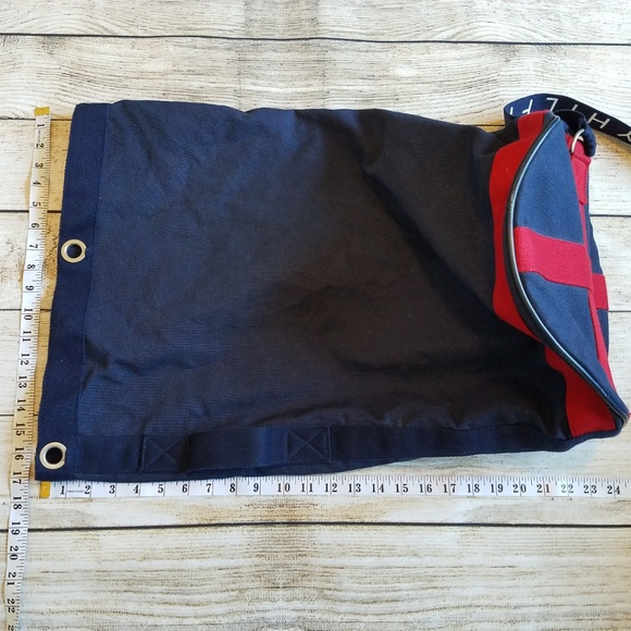 Tommy Hilfiger Canvas Duffel Bag Vintage 90s - Picture 8 of 8